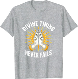 Divine Timing Never Fails Inspirational Design
