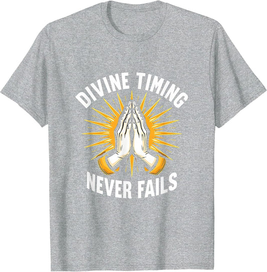 Divine Timing Never Fails Inspirational Design