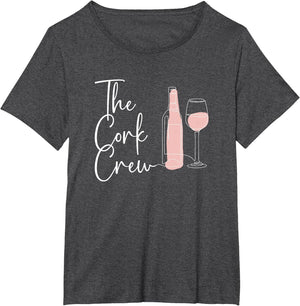 Cork Crew Funny Matching Winery Tour & Wine Party Wine Lover