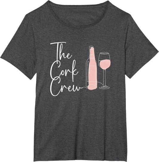 Cork Crew Funny Matching Winery Tour & Wine Party Wine Lover
