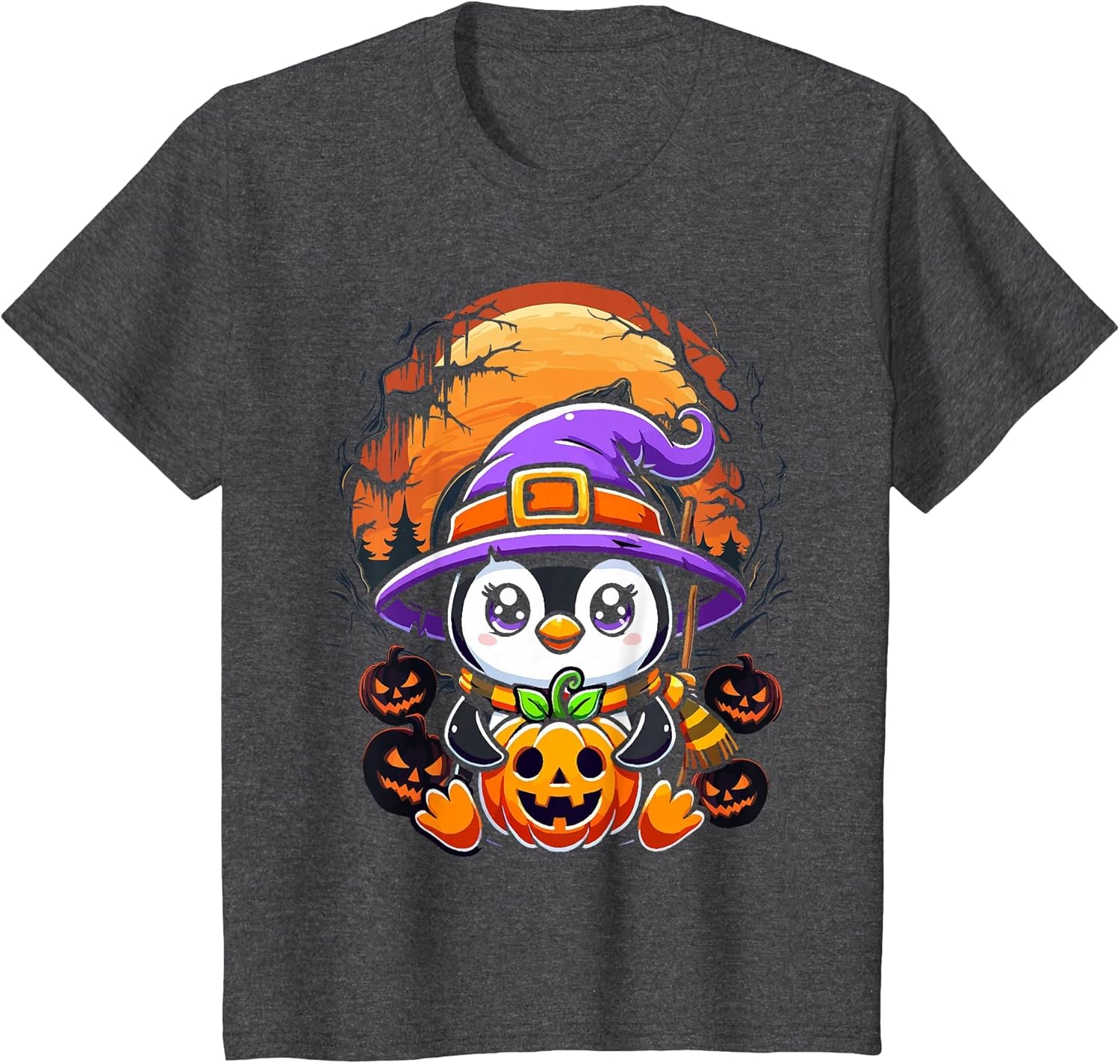 Halloween Penguin Witch Pumpkin Cute Costume Boys Girls Kids
