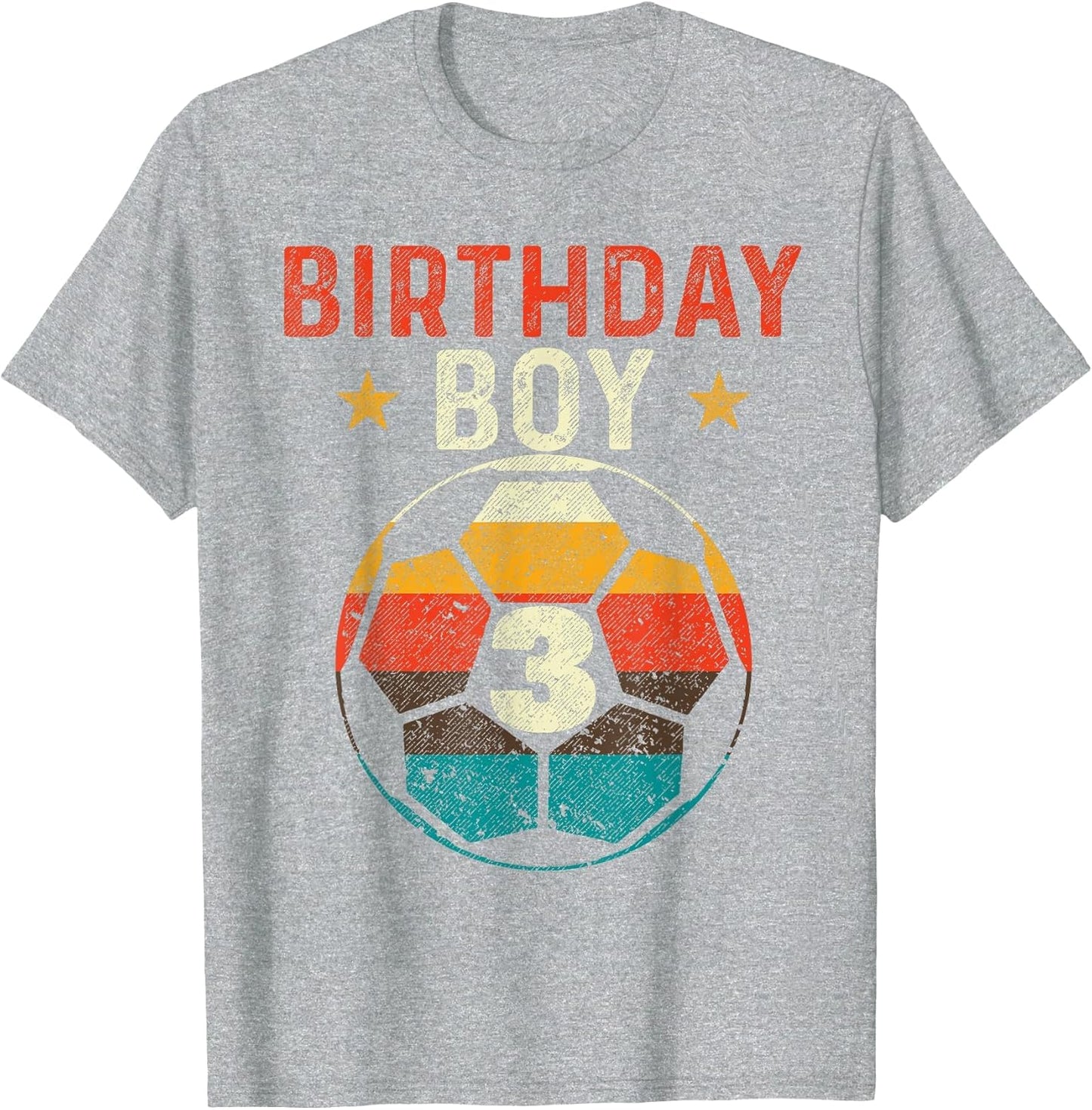 3rd Birthday Boy Soccer Lover 3 Years Old Bday