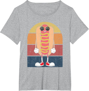 Cool Hot Dog Fast Food Sunglasses Weiner Foodie Retro Hotdog