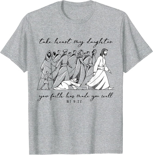 Take Heart My Daughter Jesus Faith Christian Scripture Bible
