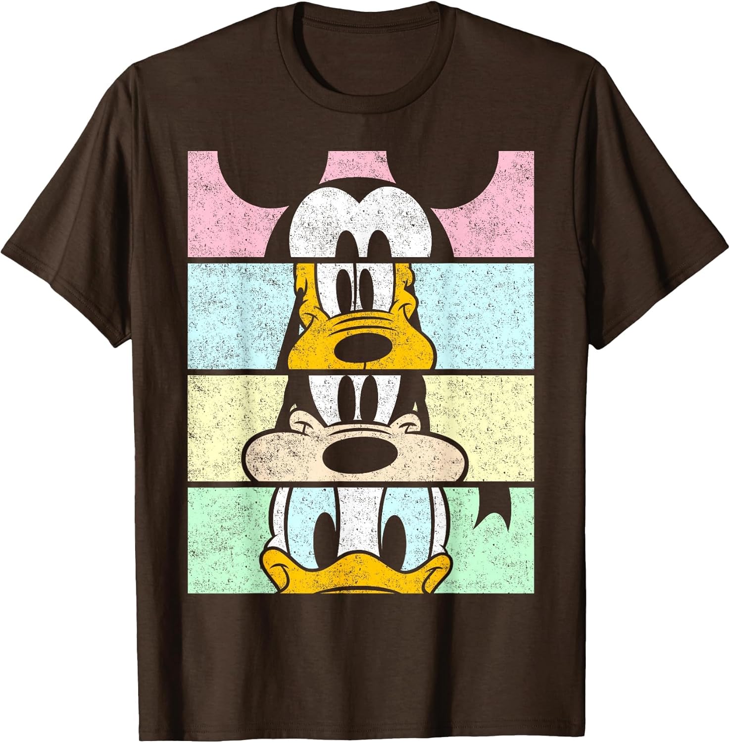 Disney Mickey and Friends Group Comic Panels , Men, Brown, Large