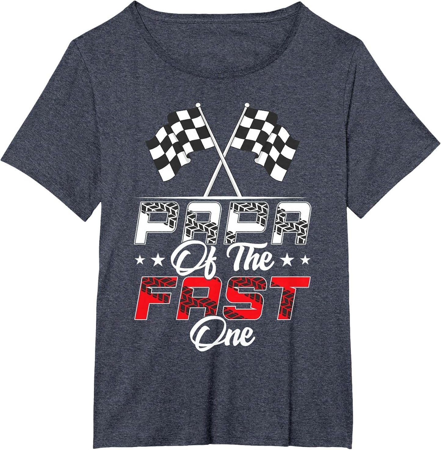 Papa of The Fast One First Birthday Racing Car Family