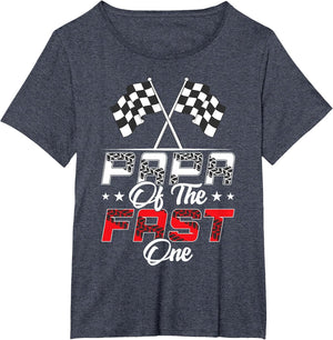 Papa of The Fast One First Birthday Racing Car Family