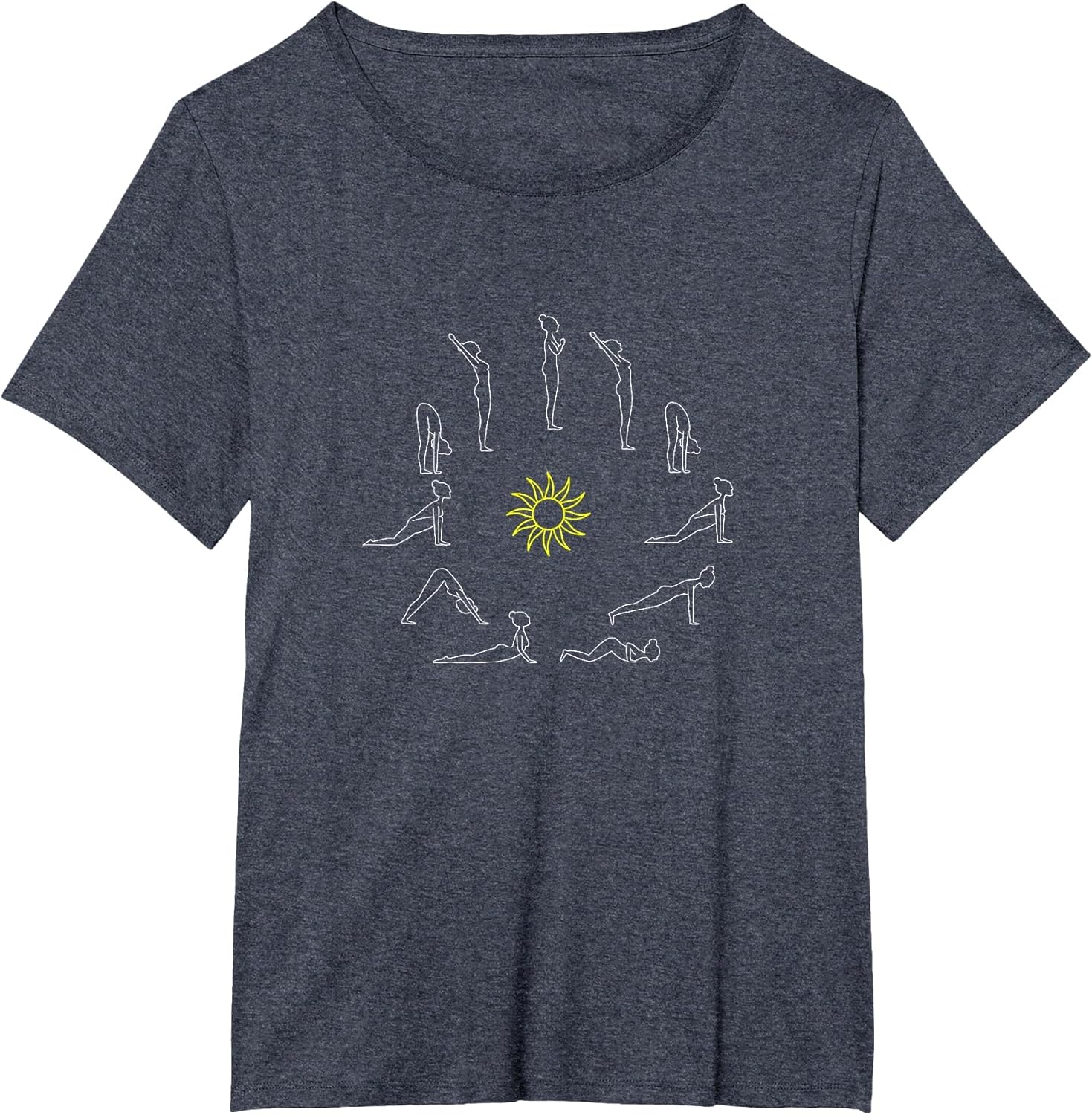 Yoga Sun Salutation Surjanamaskar Lineart