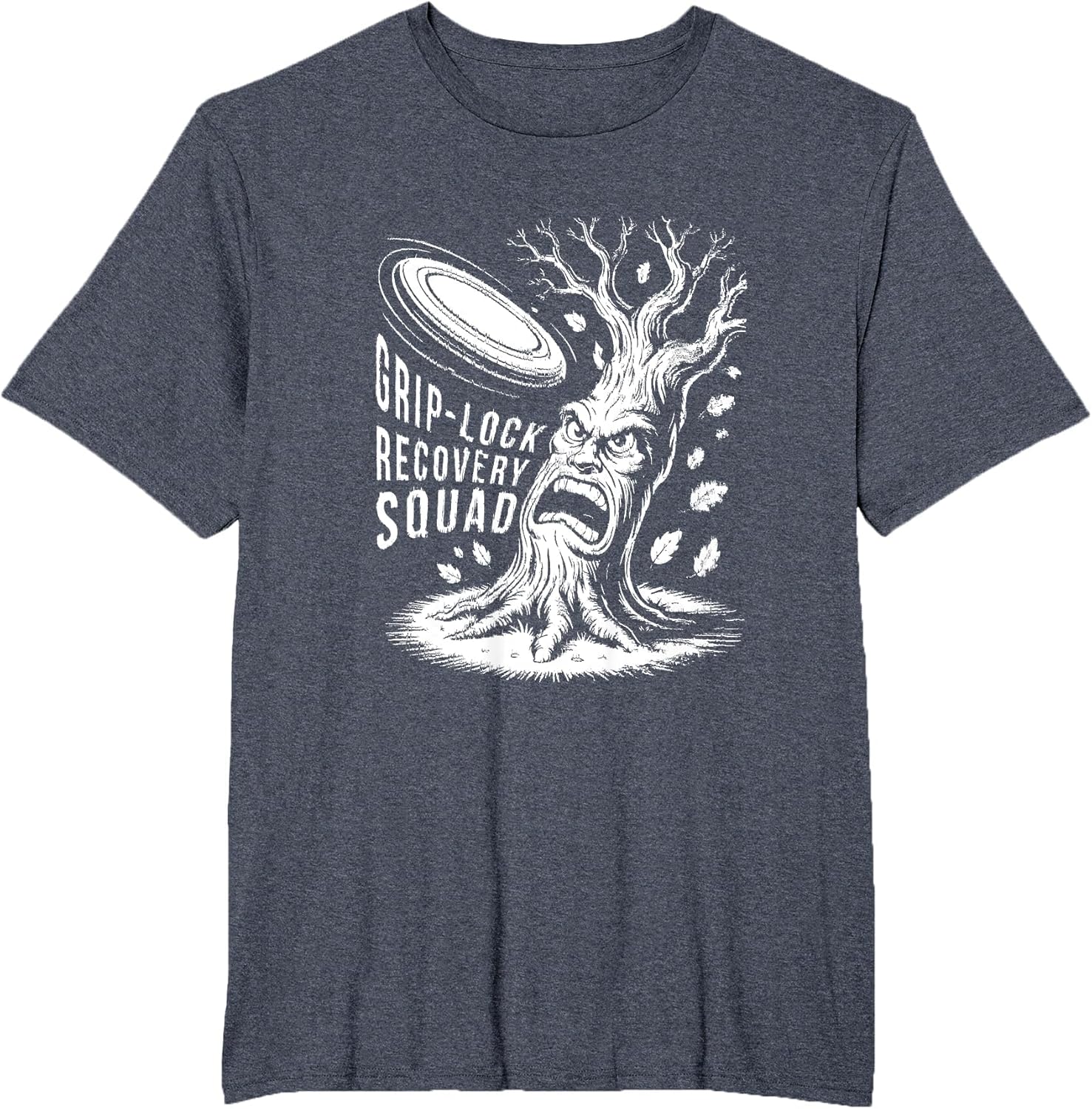 Grip-Lock Recovery Squad Funny Disc Golf Stupid Tree