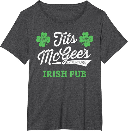 Tits McGee's Irish Pub St. Patrick's Day Funny