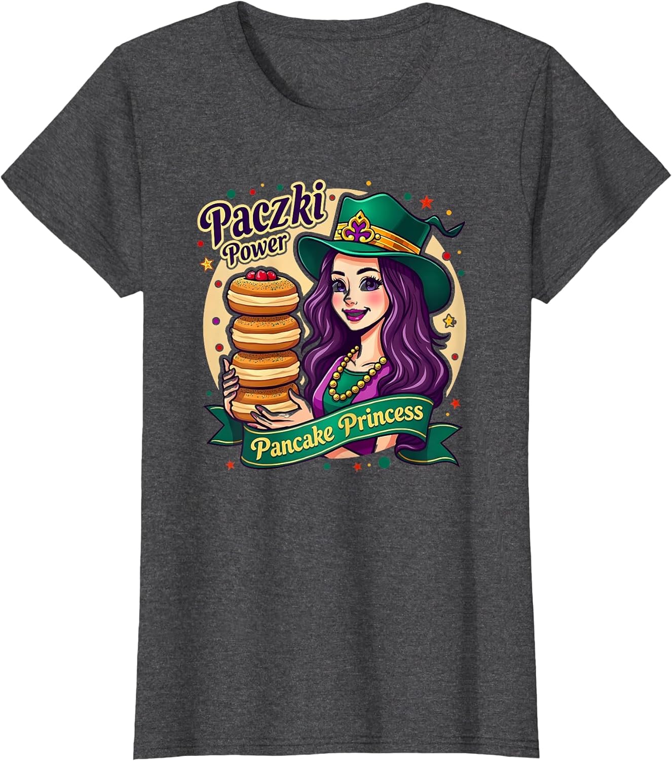 Paczki Power Pancake Princess Fat Tuesday Design