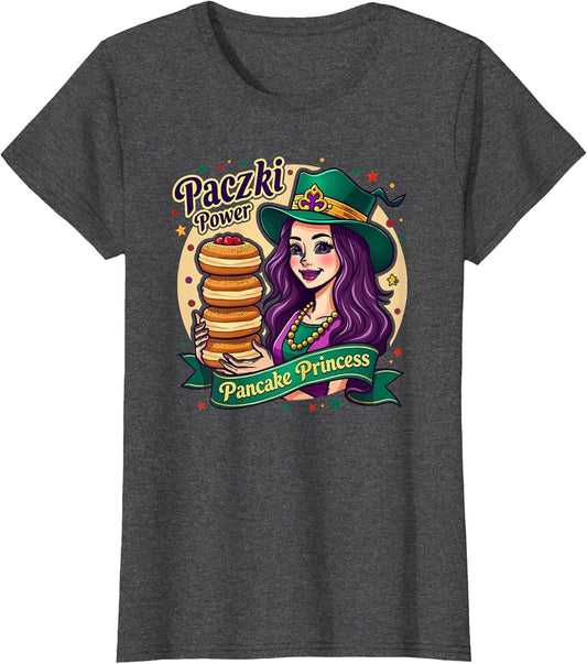 Paczki Power Pancake Princess Fat Tuesday Design