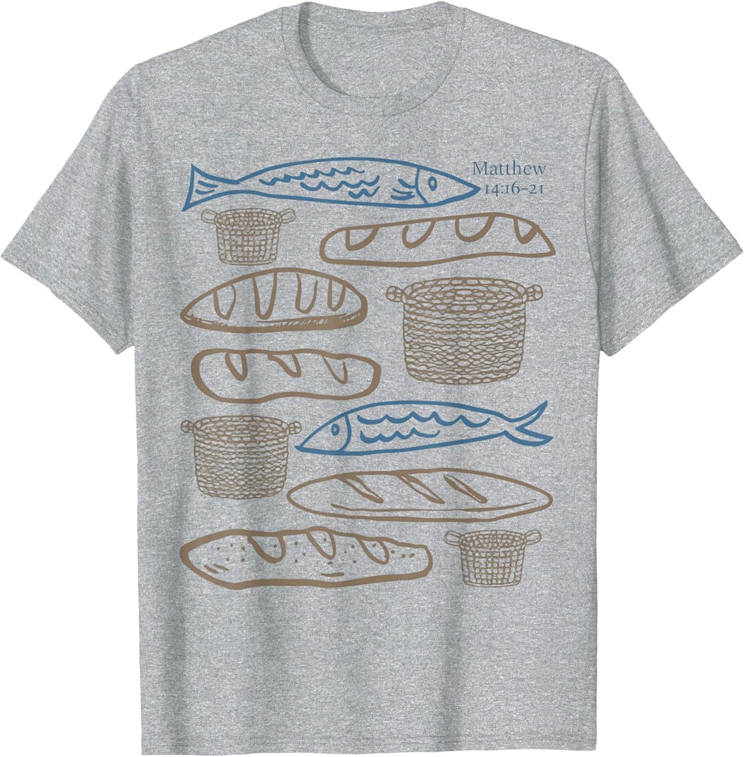 Christian Faith Scripture Loaves Fishes Jesus Miracle
