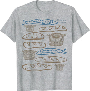 Christian Faith Scripture Loaves Fishes Jesus Miracle