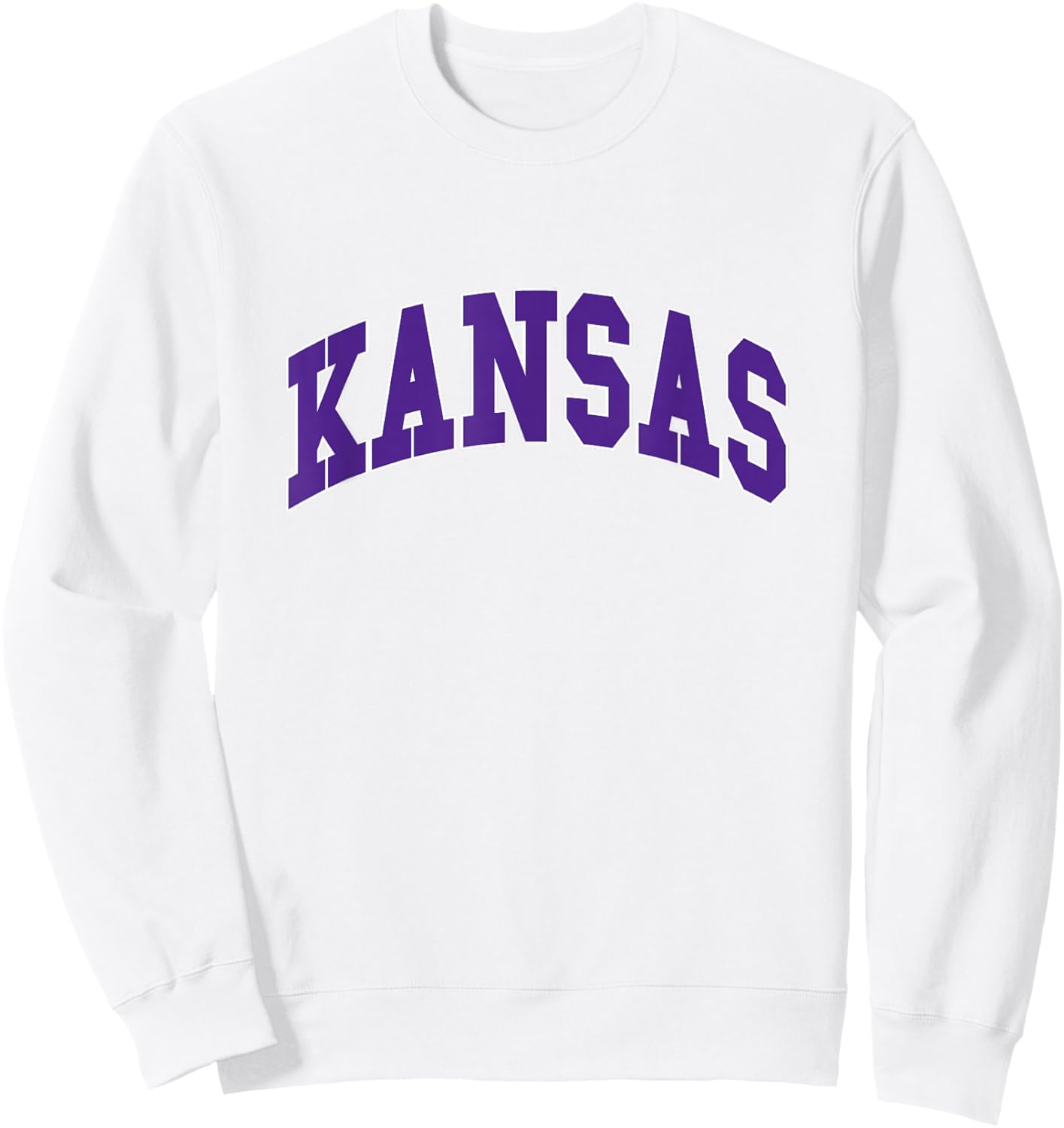 Kansas - Throwback Design - Classic Sweatshirt - Sweatshirt | White