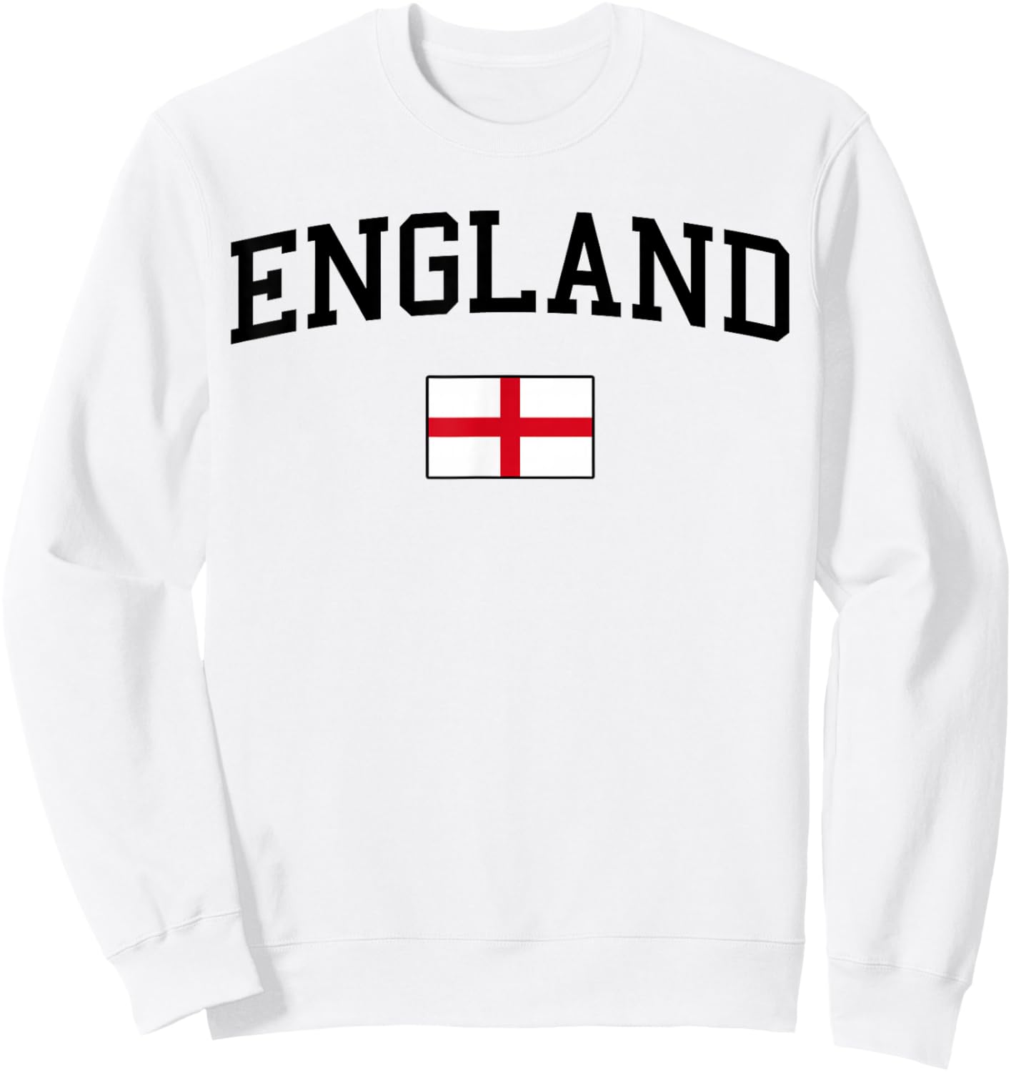 English Flag Men Women Kids England Sweatshirt - Sweatshirt | White