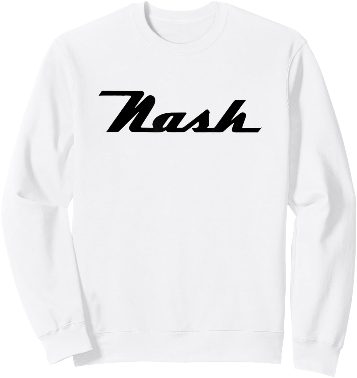 Nash Motor Company Vintage American Car Logo Sweatshirt - Sweatshirt | White