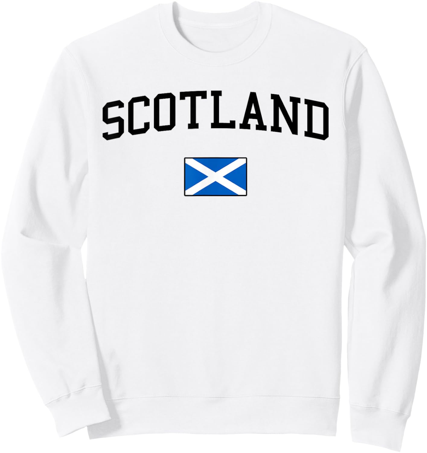 Scottish Flag Men Women Kids Scotland Sweatshirt - Sweatshirt | White
