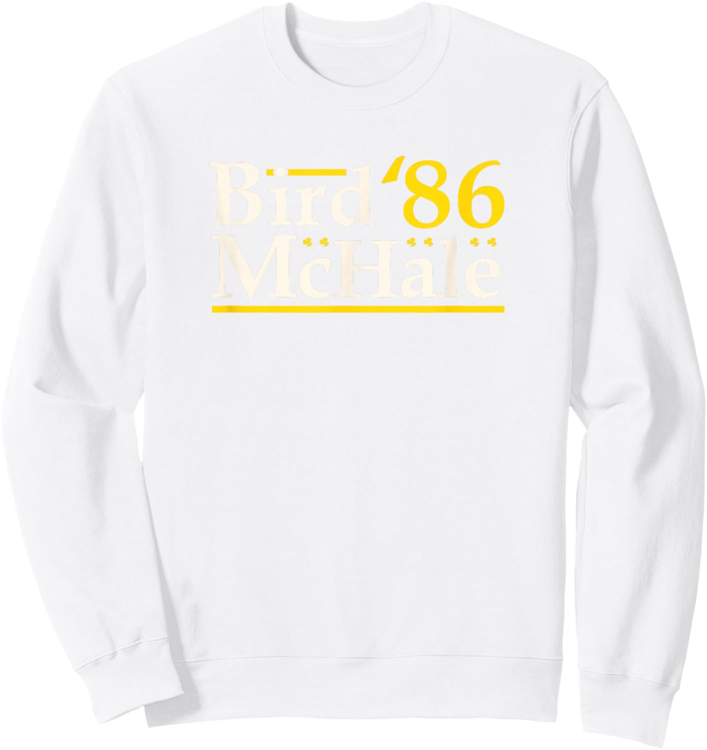 Bird McHale 86 Funny Sweatshirt - Sweatshirt | White