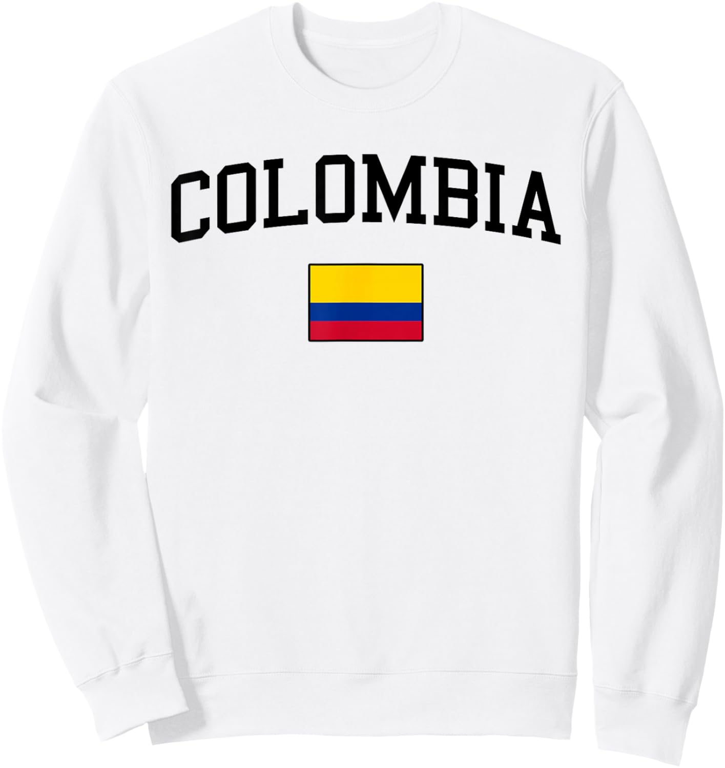 Colombian Flag Men Women Kids Colombia Sweatshirt - Sweatshirt | White