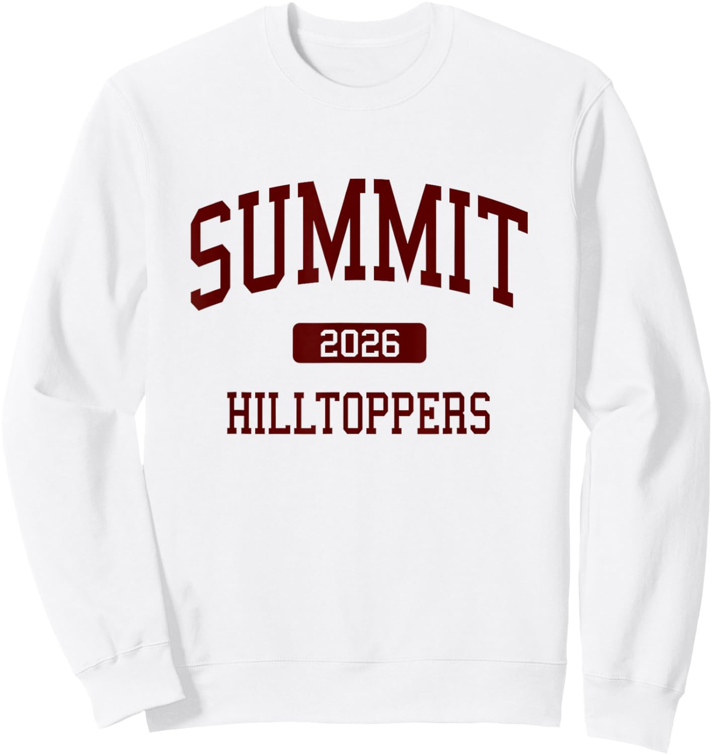 Summit High School Class of 2026 Summit NJ Sweatshirt - Sweatshirt | White