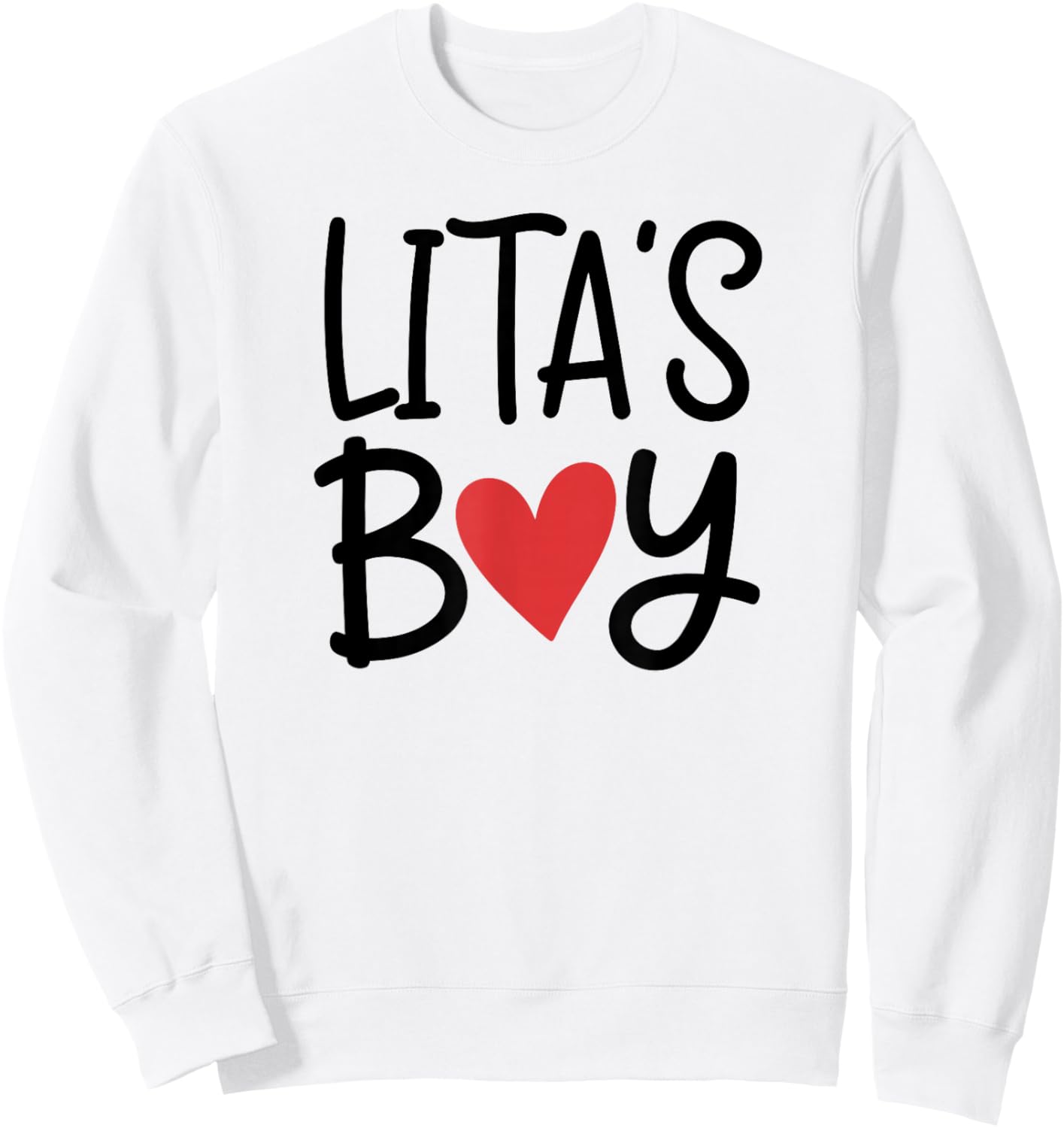 LITA’S Boy Favorite Child Grandma Funny Mothers Day Sweatshirt - Sweatshirt | White