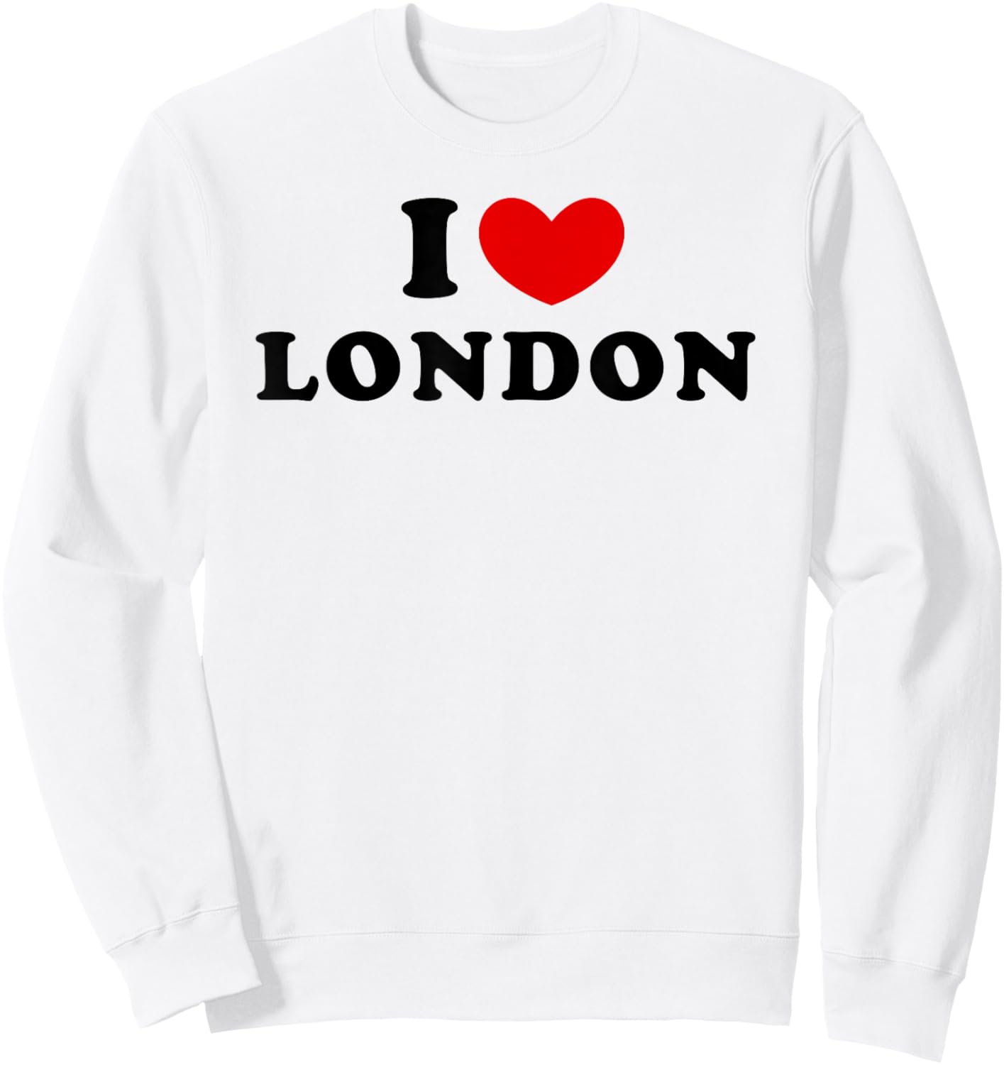 I Love London, I Heart London Sweatshirt - Sweatshirt | White