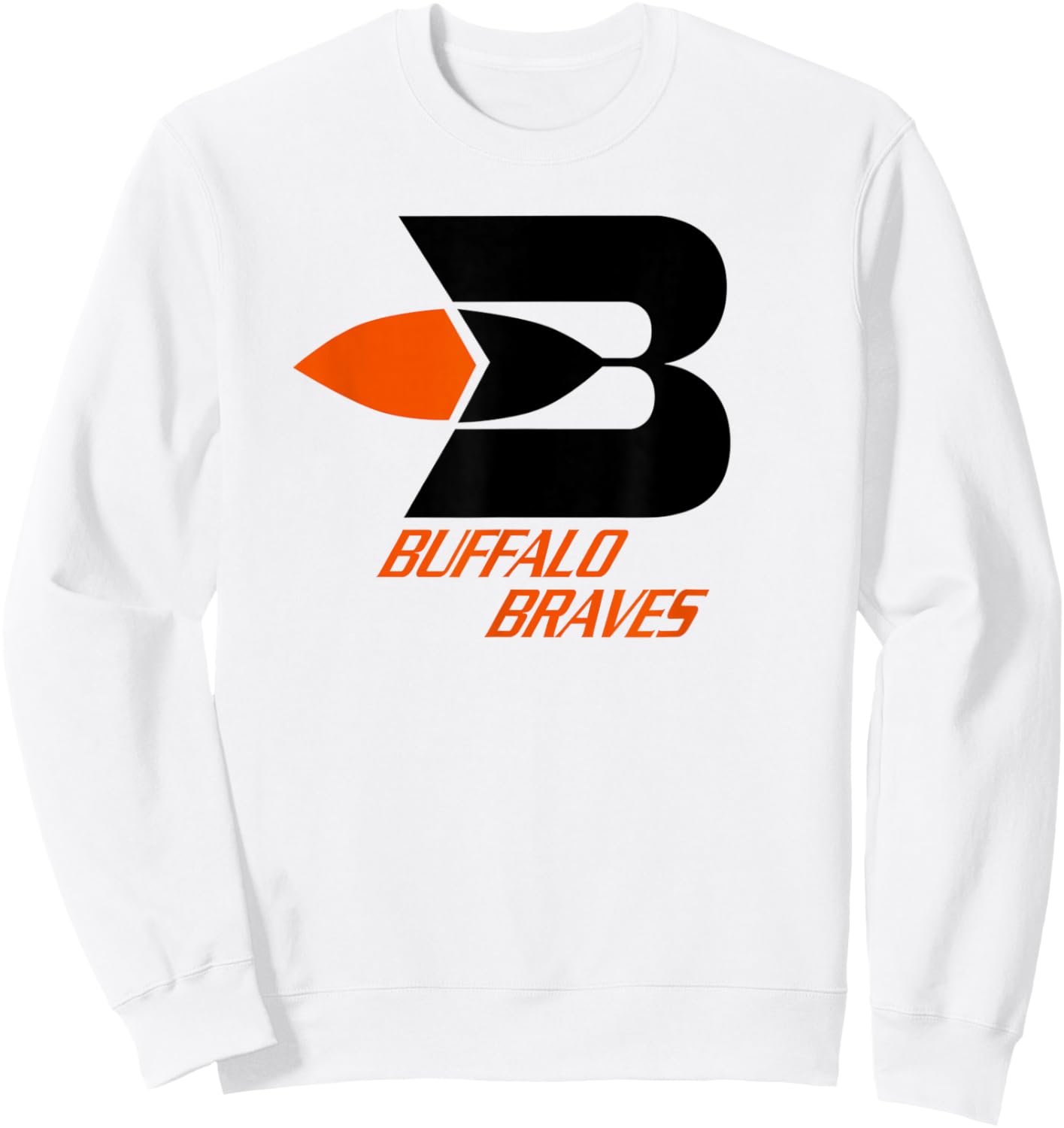 Buffalo Braves Retro Basketball Sweatshirt - Sweatshirt | White