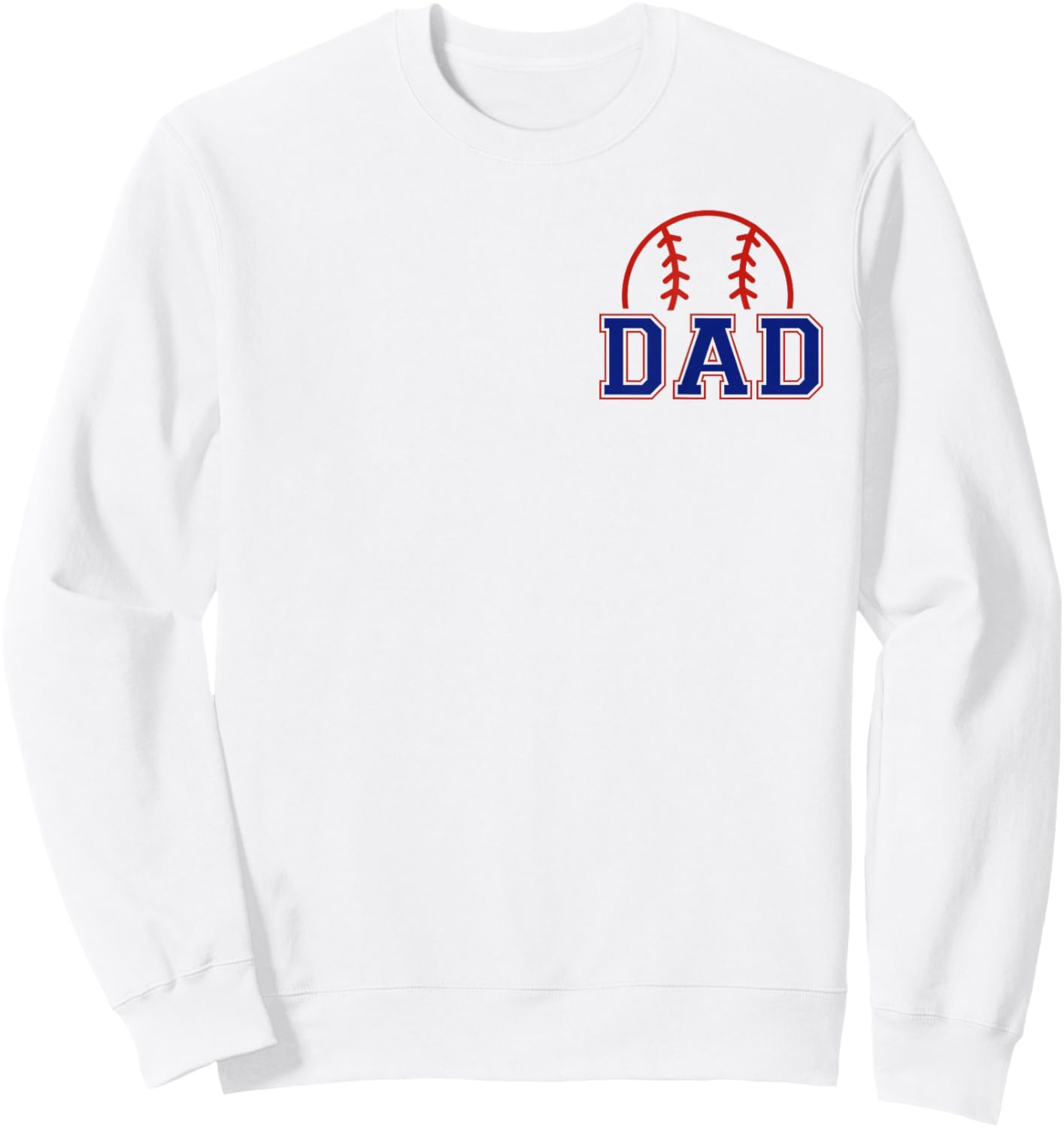 Dad of Rookie 1st Birthday Baseball Boy Family Matching Sweatshirt - Sweatshirt | White