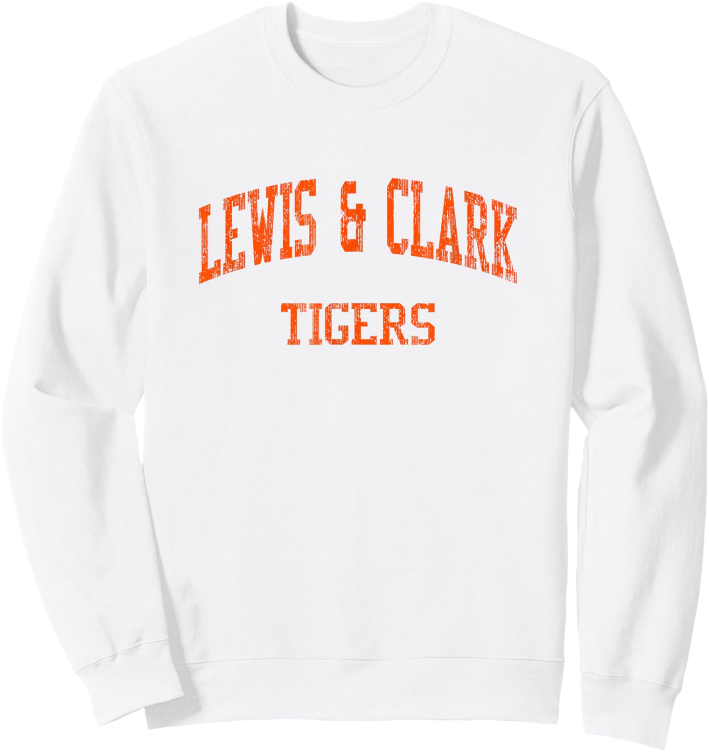 Lewis & Clark High School HS Spokane WA Vintage Sports Sweatshirt - Sweatshirt | White