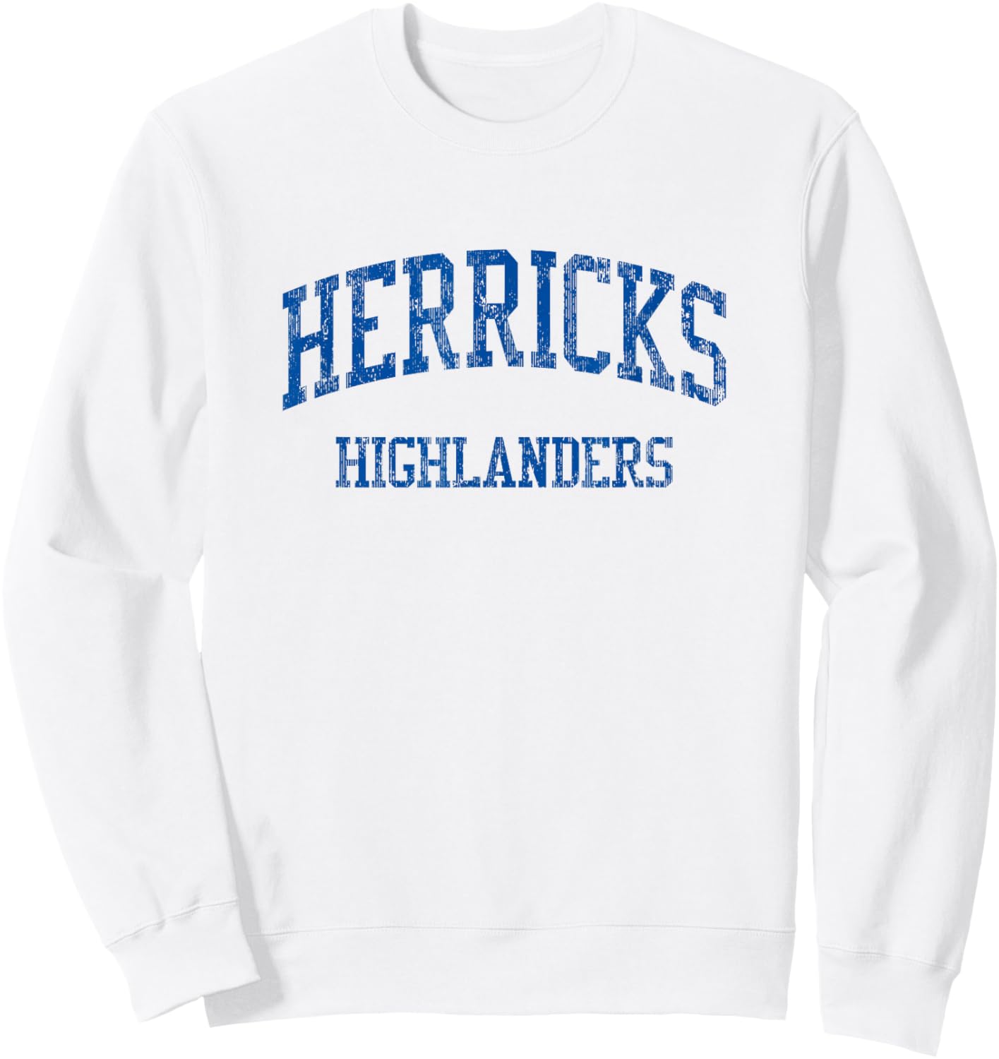 Herricks High School HS New Hyde Park NY Vintage Sports Sweatshirt - Sweatshirt | White