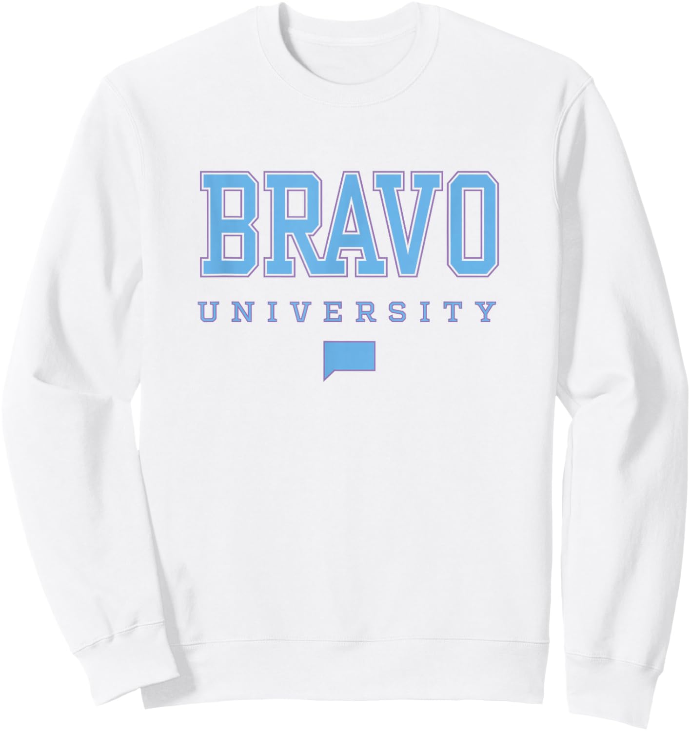 Bravo Collegiate Alumni Officially Licensed Sweatshirt - Sweatshirt | White