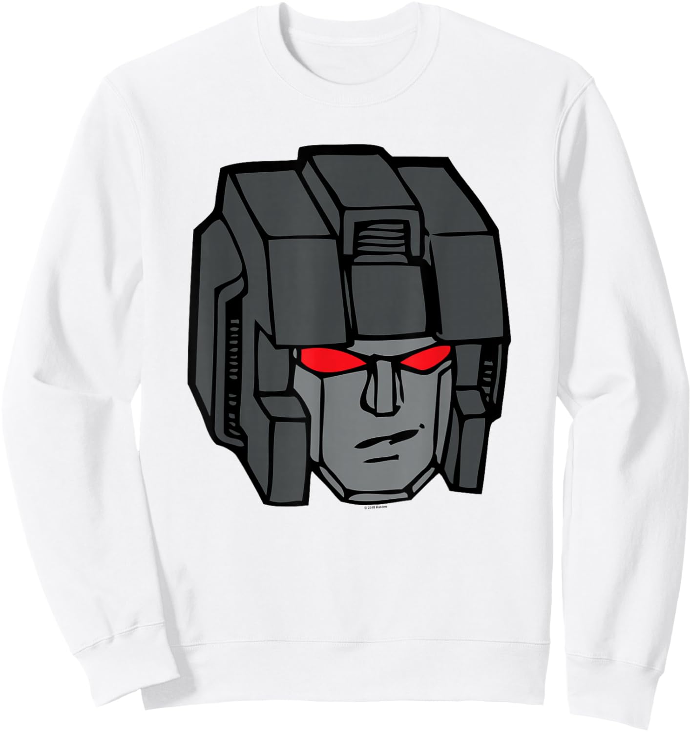 Transformers Starscream Head Sweatshirt - Sweatshirt | White