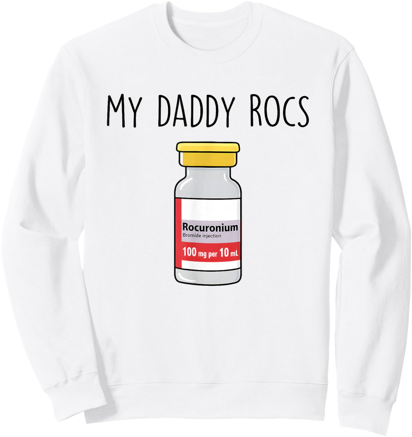 CRNA Critical Care Son Daughter Father's Day Toddler Kids Sweatshirt - Sweatshirt | White