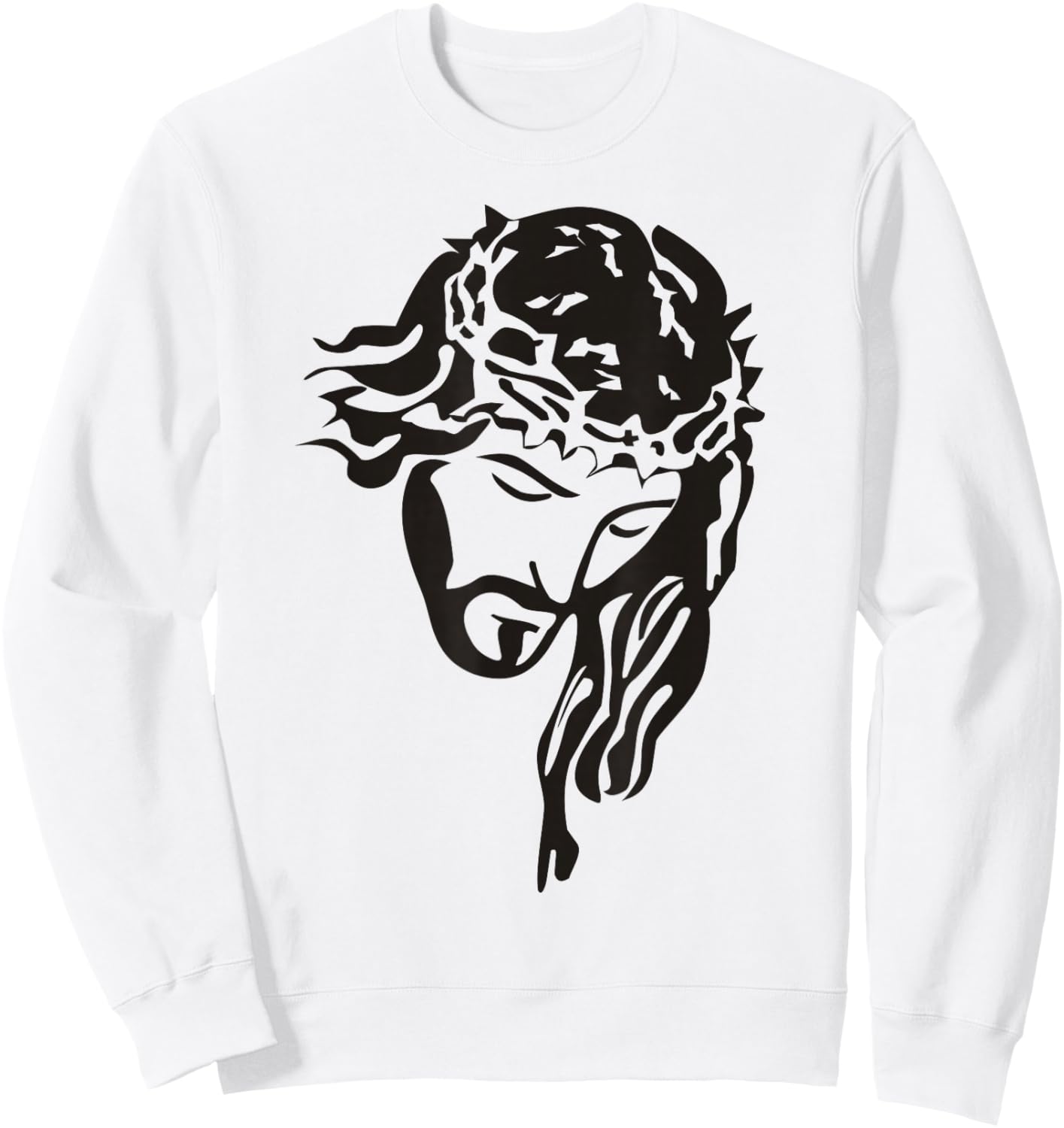 Bible Religion God Jesus Christ Sweatshirt - Sweatshirt | White