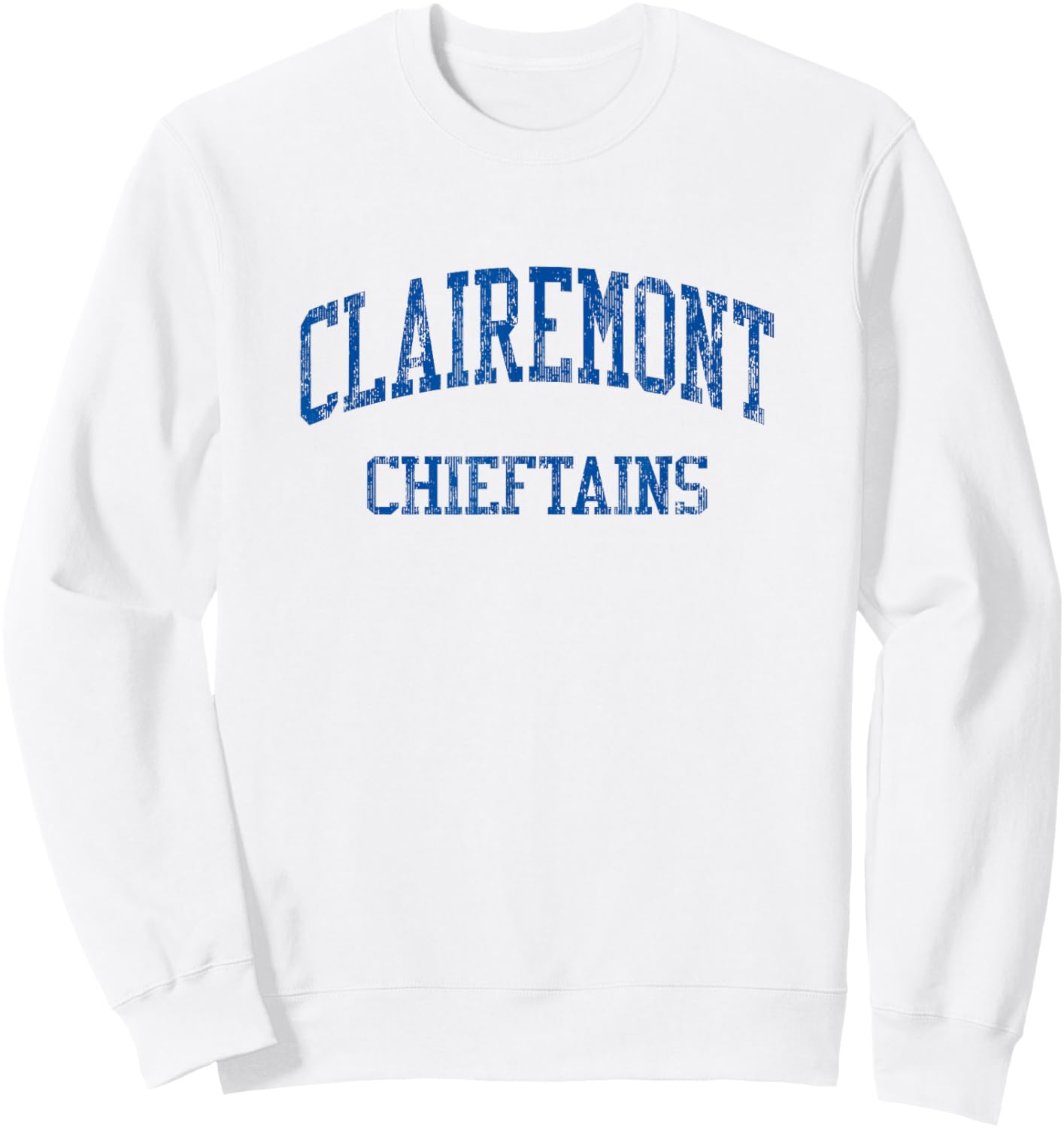 Clairemont High School HS San Diego CA Vintage Sports Sweatshirt - Sweatshirt | White