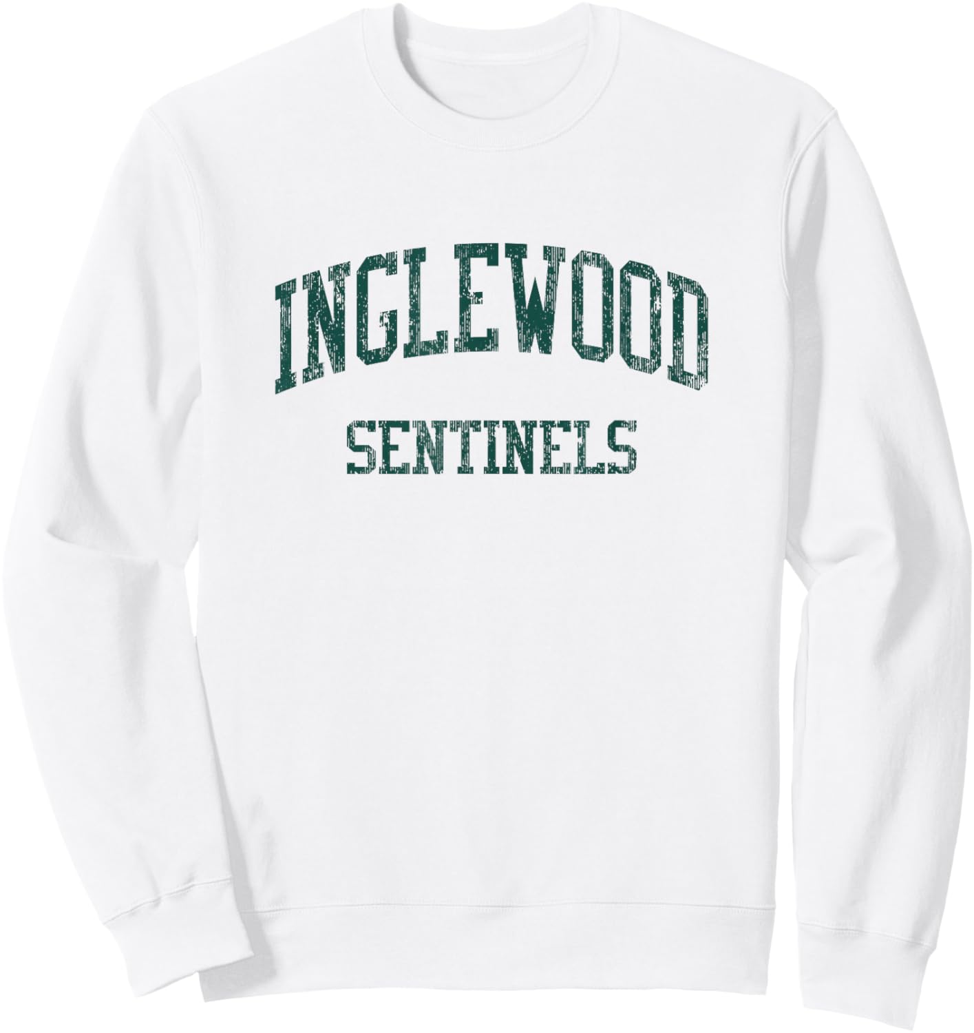 Inglewood High School HS Inglewood CA Vintage Sports Sweatshirt - Sweatshirt | White