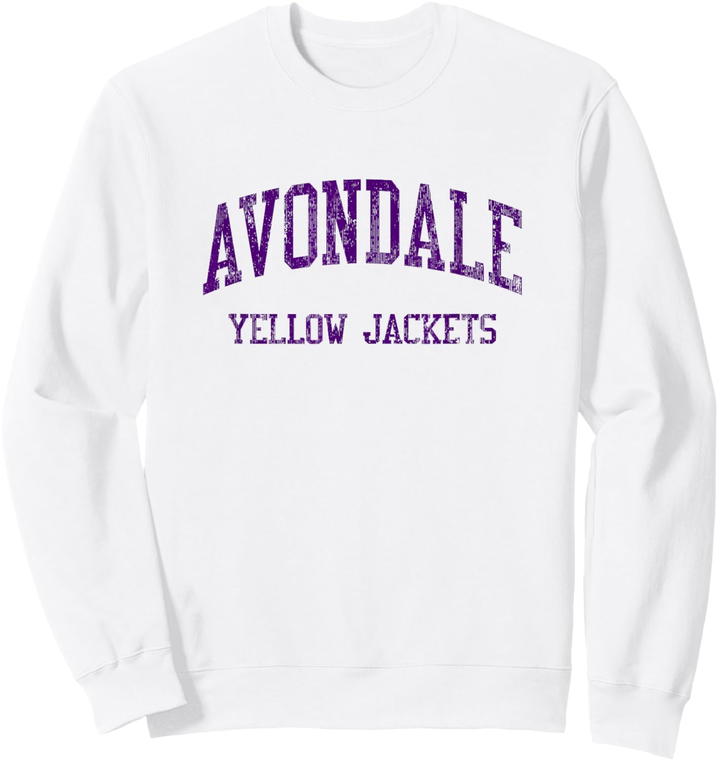 Avondale High School HS Auburn Hills MI Vintage Sports Sweatshirt - Sweatshirt | White