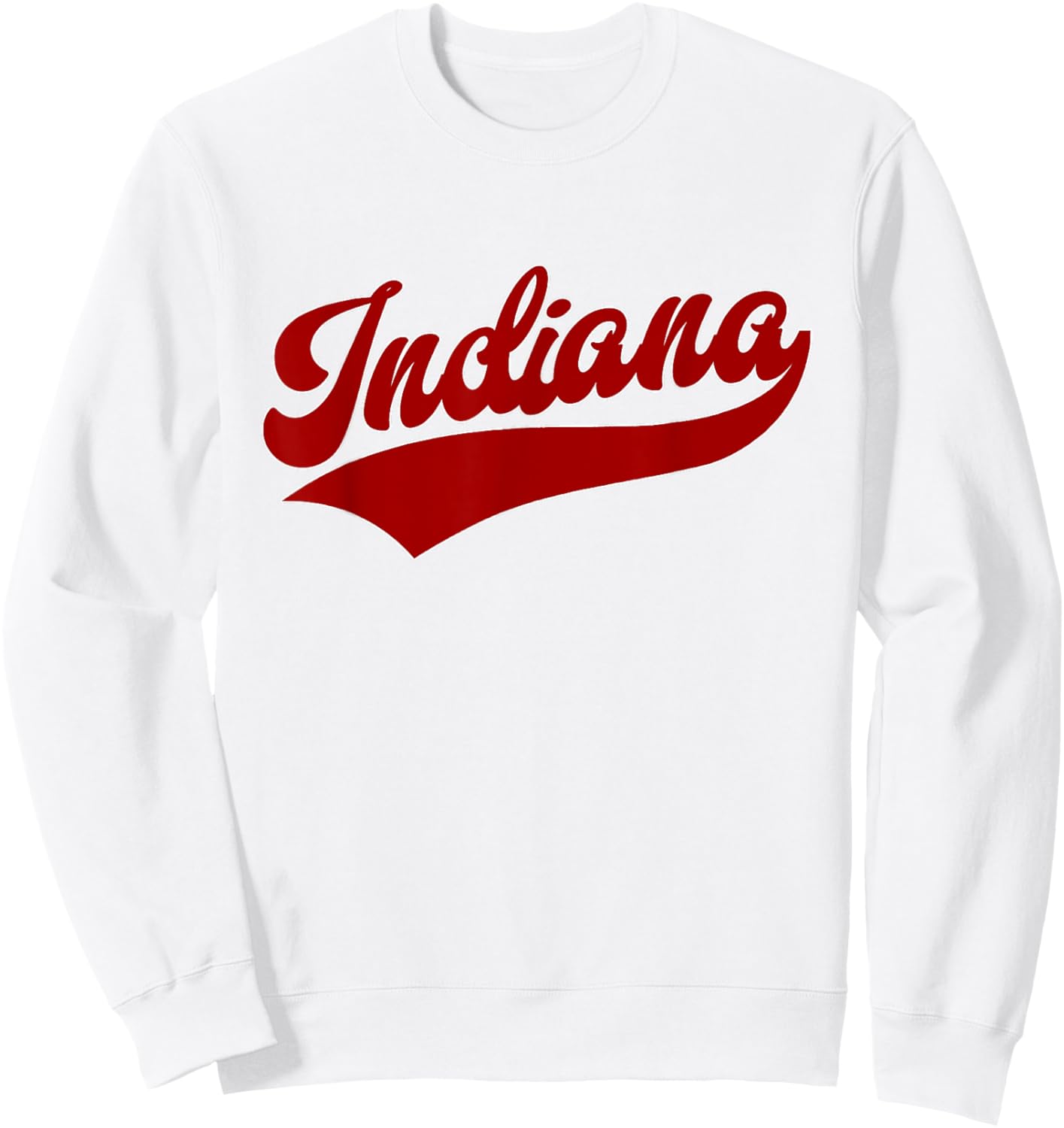 Indiana - Throwback Design - Classic Sweatshirt - Sweatshirt | White