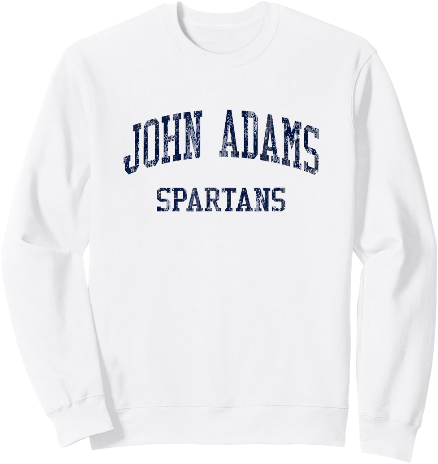 John Adams High School HS Ozone Park NY Vintage Sports Sweatshirt - Sweatshirt | White