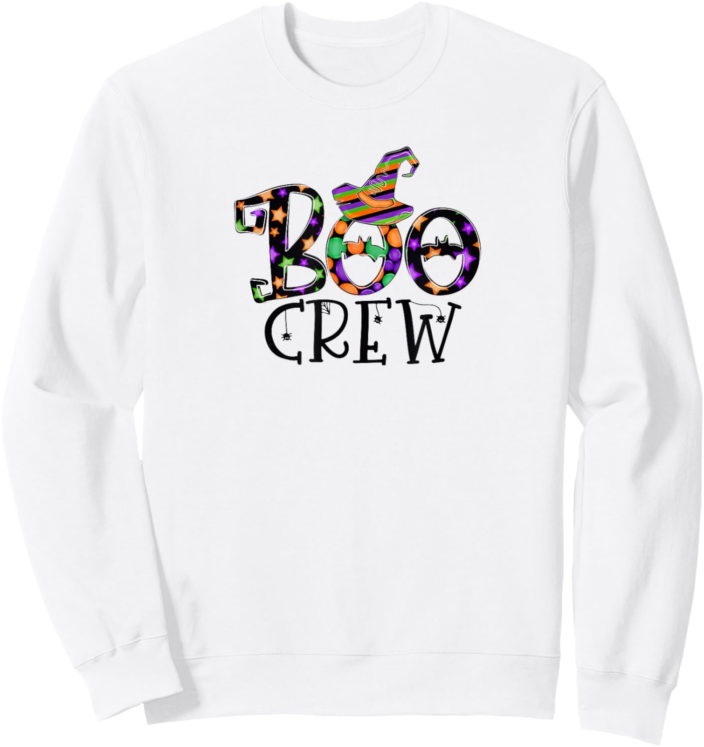Boo Crew Halloween Sweatshirt - Sweatshirt | White
