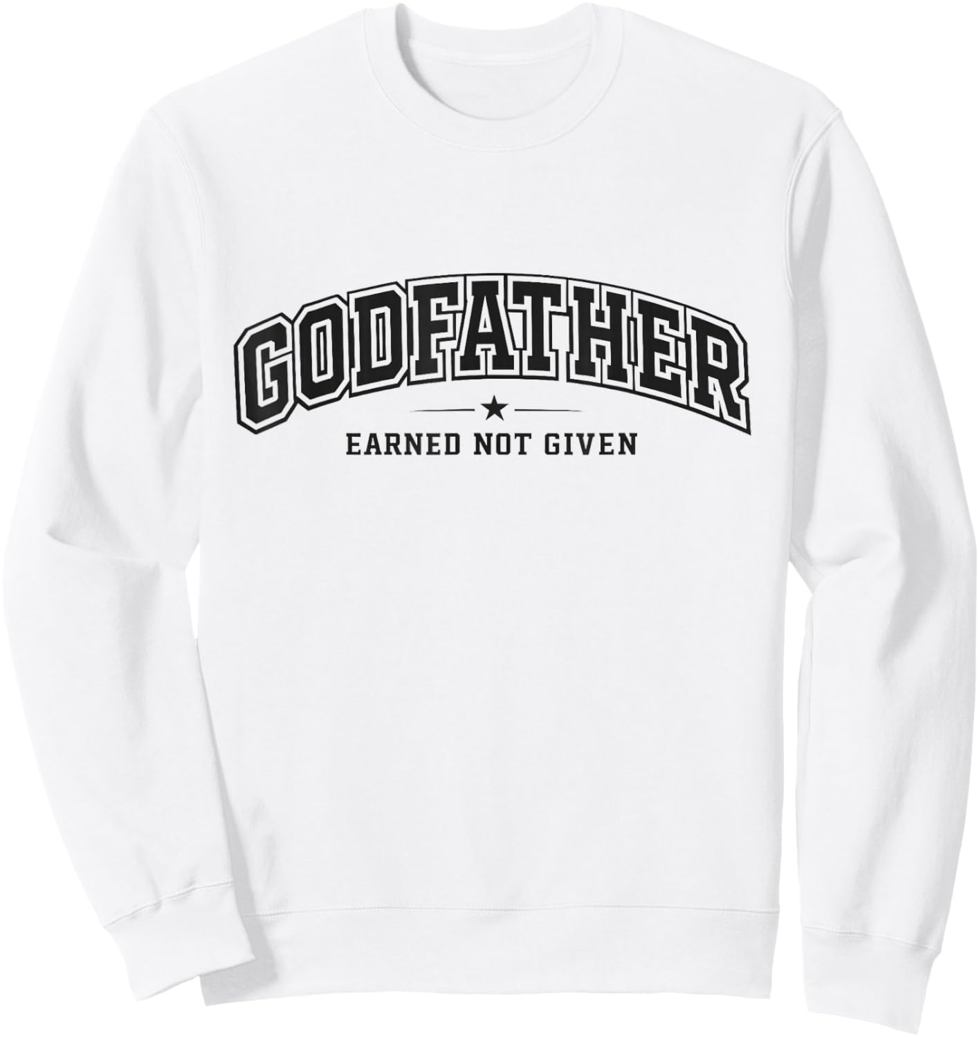 Awesome Godfather 2026 Apparel | Gifts for New Godfather Sweatshirt - Sweatshirt | White