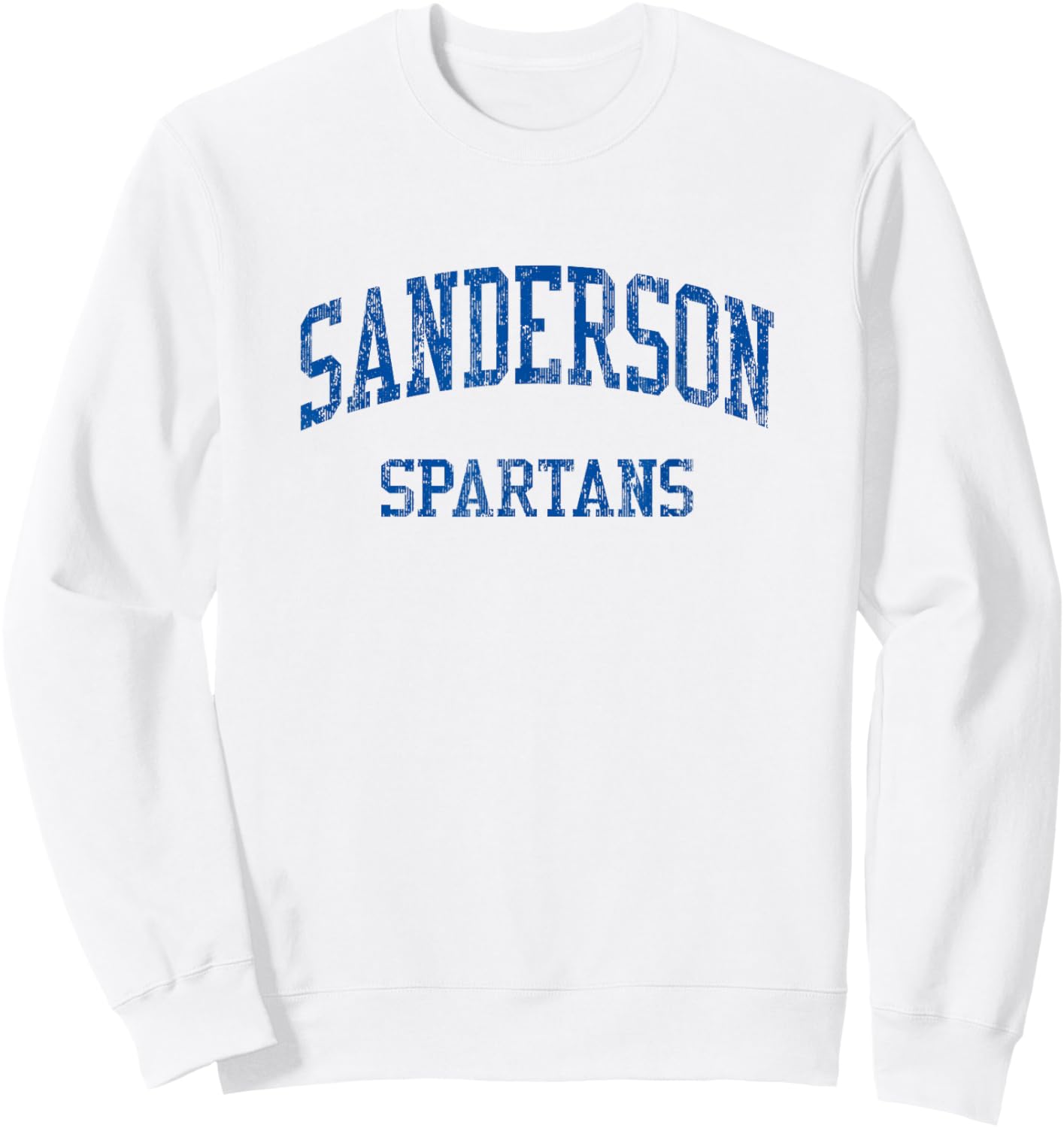 Sanderson High School HS Raleigh NC Vintage Sports Sweatshirt - Sweatshirt | White