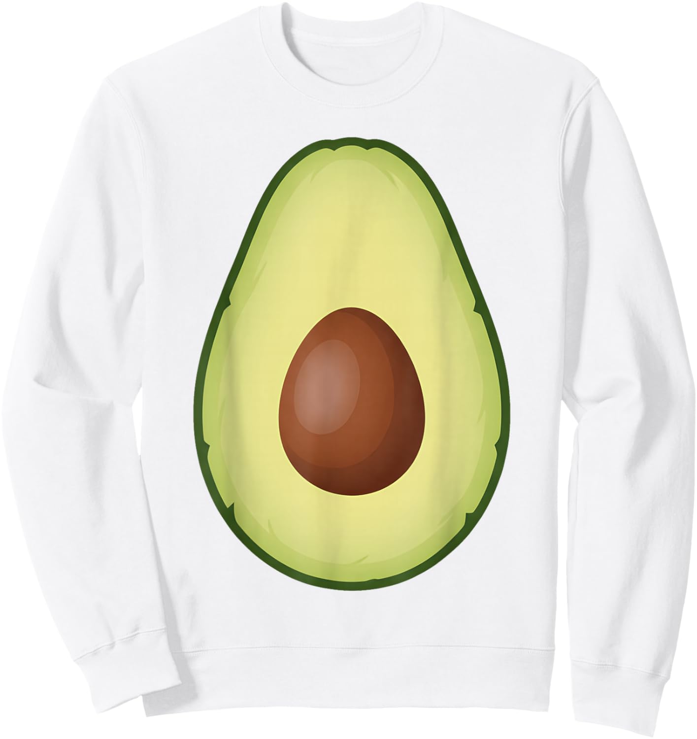 Avocado Costume Halloween Fruit Salad Lover Sweatshirt - Sweatshirt | White