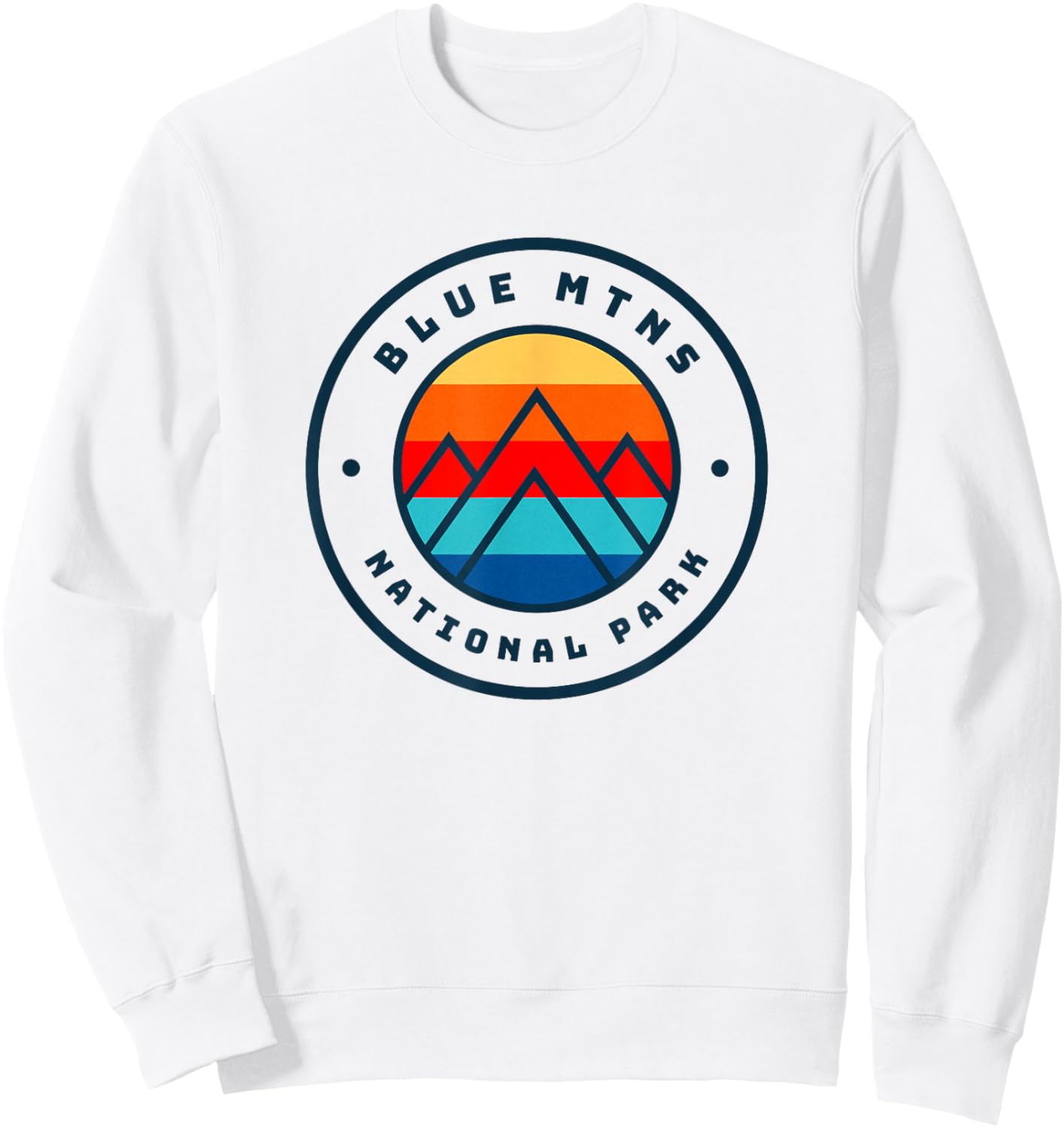 Blue Mountains National Park Australia Sweatshirt - Sweatshirt | White