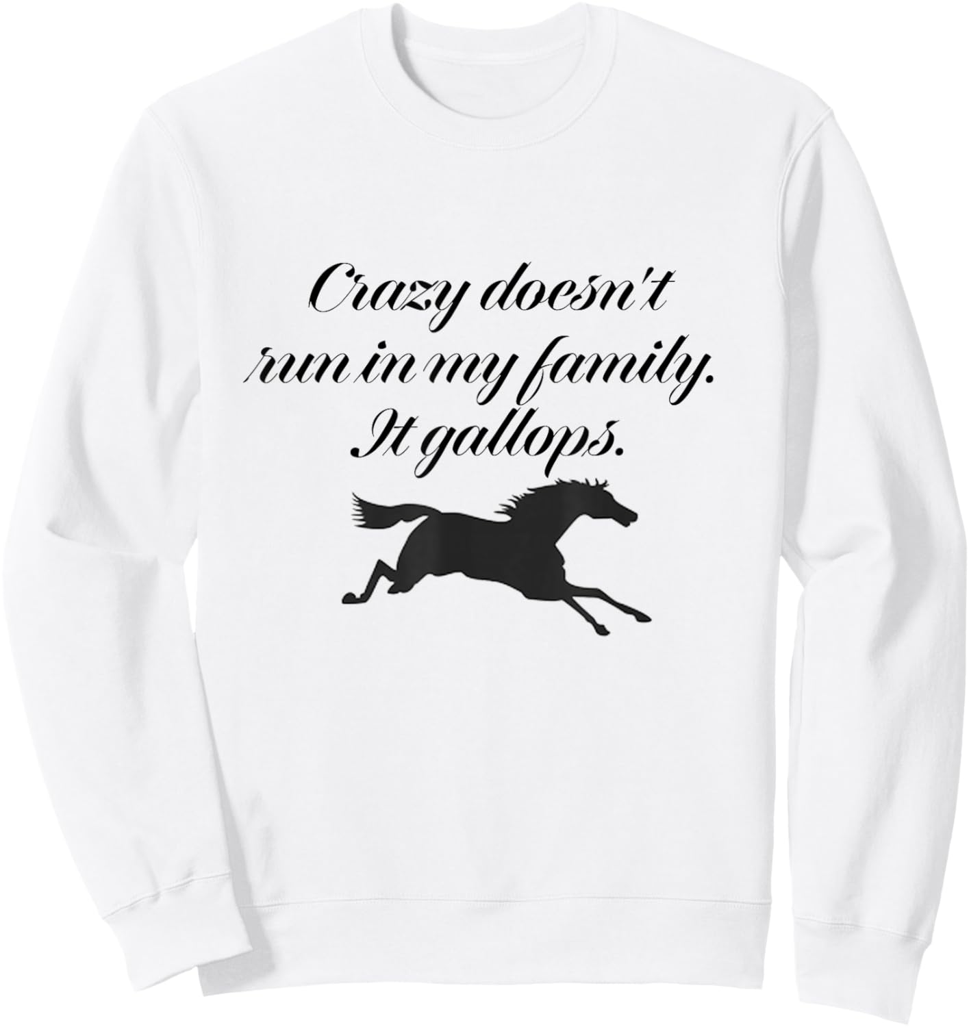 Equestrian Feral Sweatshirt - Sweatshirt | White