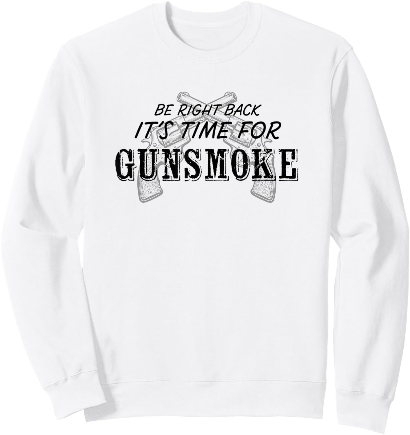 Gunsmoke Sweatshirt - Sweatshirt | White