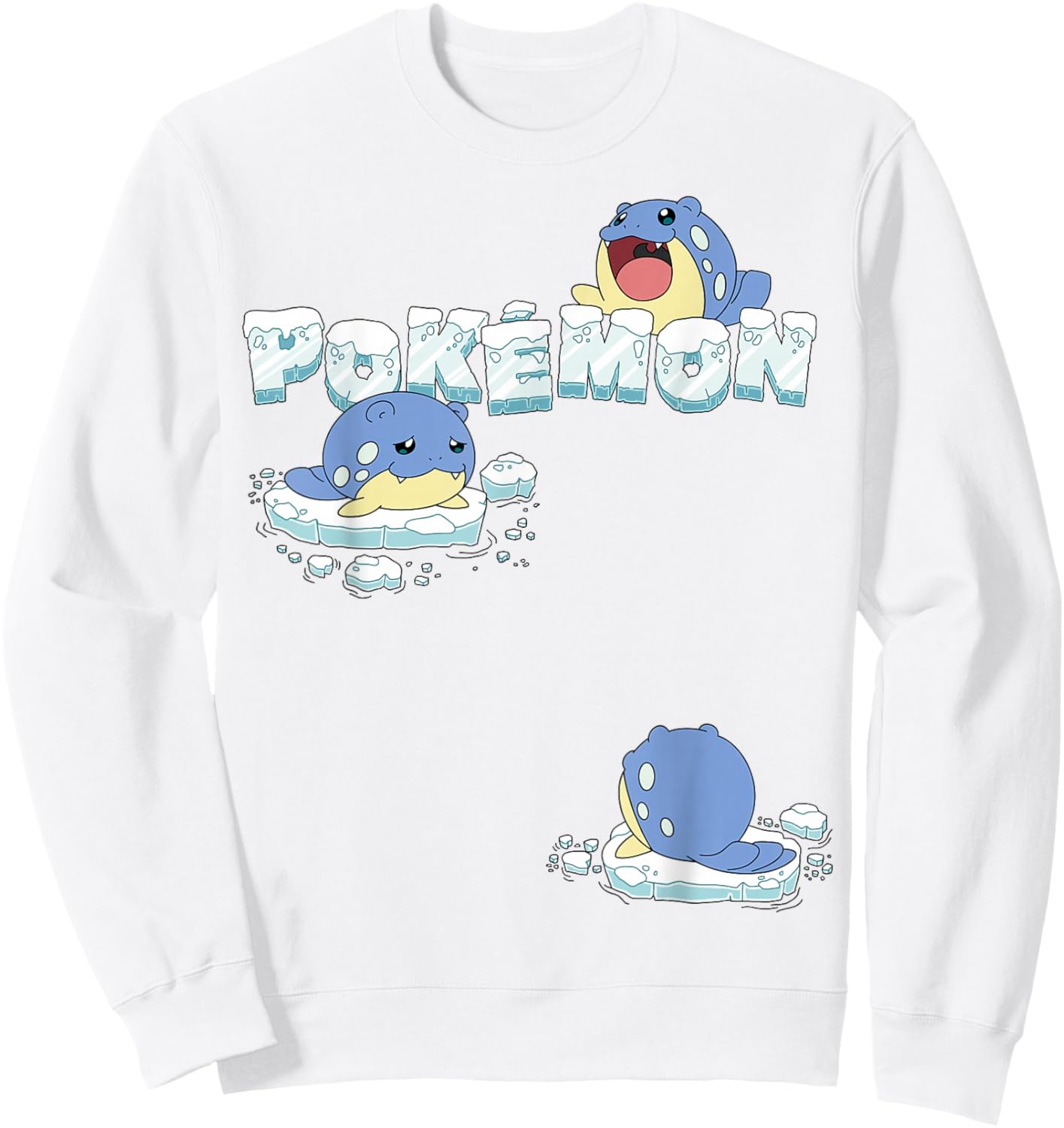 Pokémon - Spheal Ice Pokémon Sweatshirt - Sweatshirt | White