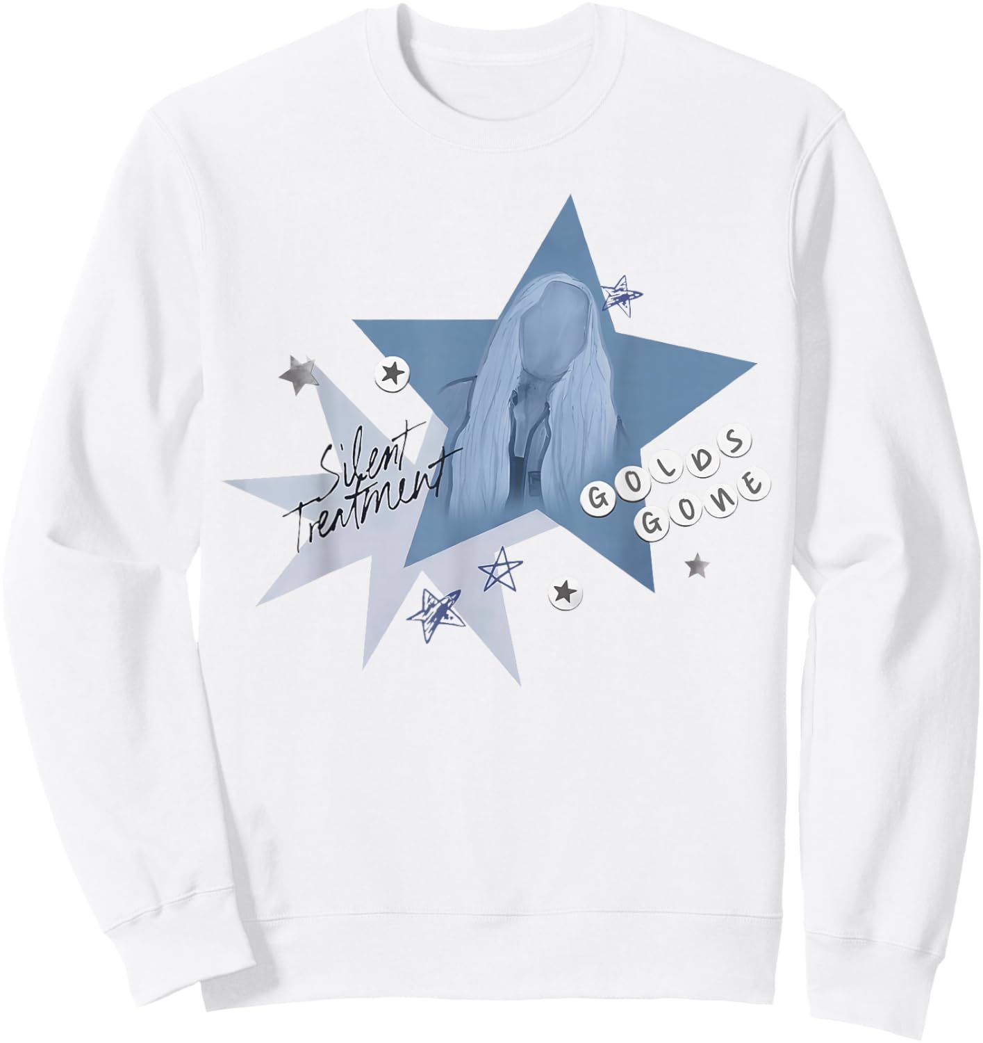 Retro Silent Treatment Golds Gone 2026 Music Lovers Sweatshirt - Sweatshirt | White