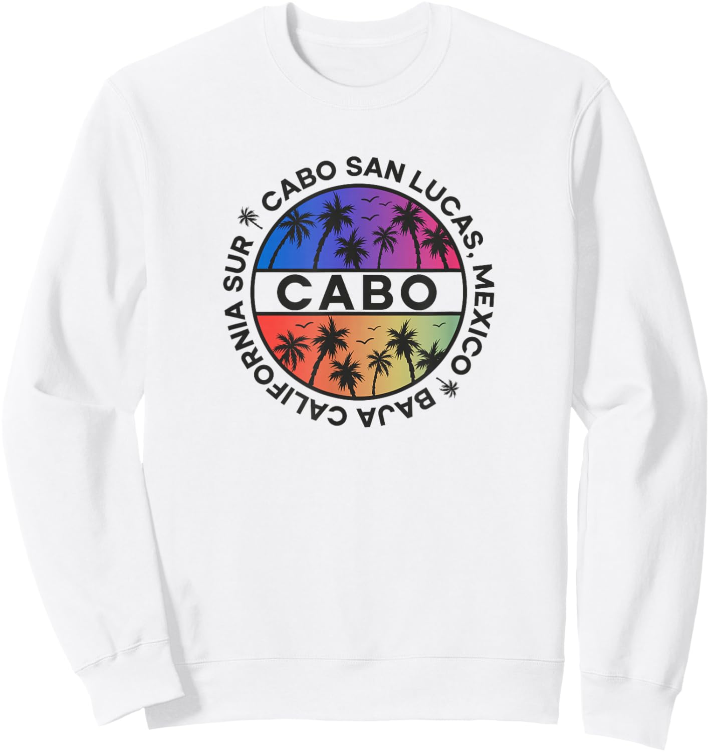 Cabo San Lucas Retro Souvenirs Sweatshirt - Sweatshirt | White